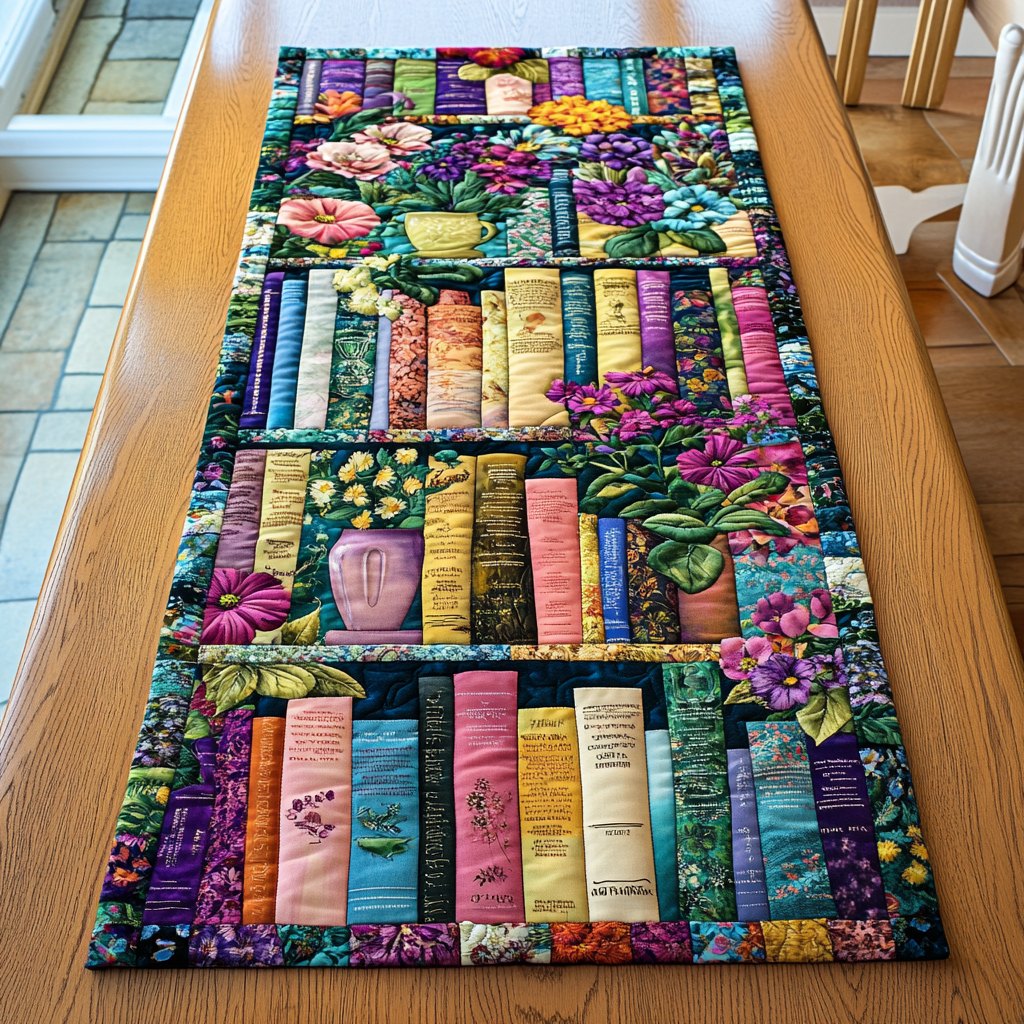Spacious Bookshelf Table Runner
