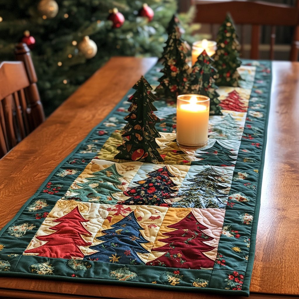 Sparkling Pines Table Runner