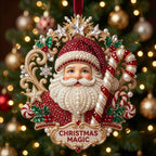 Christmas Magic Santa Christmas Ornament