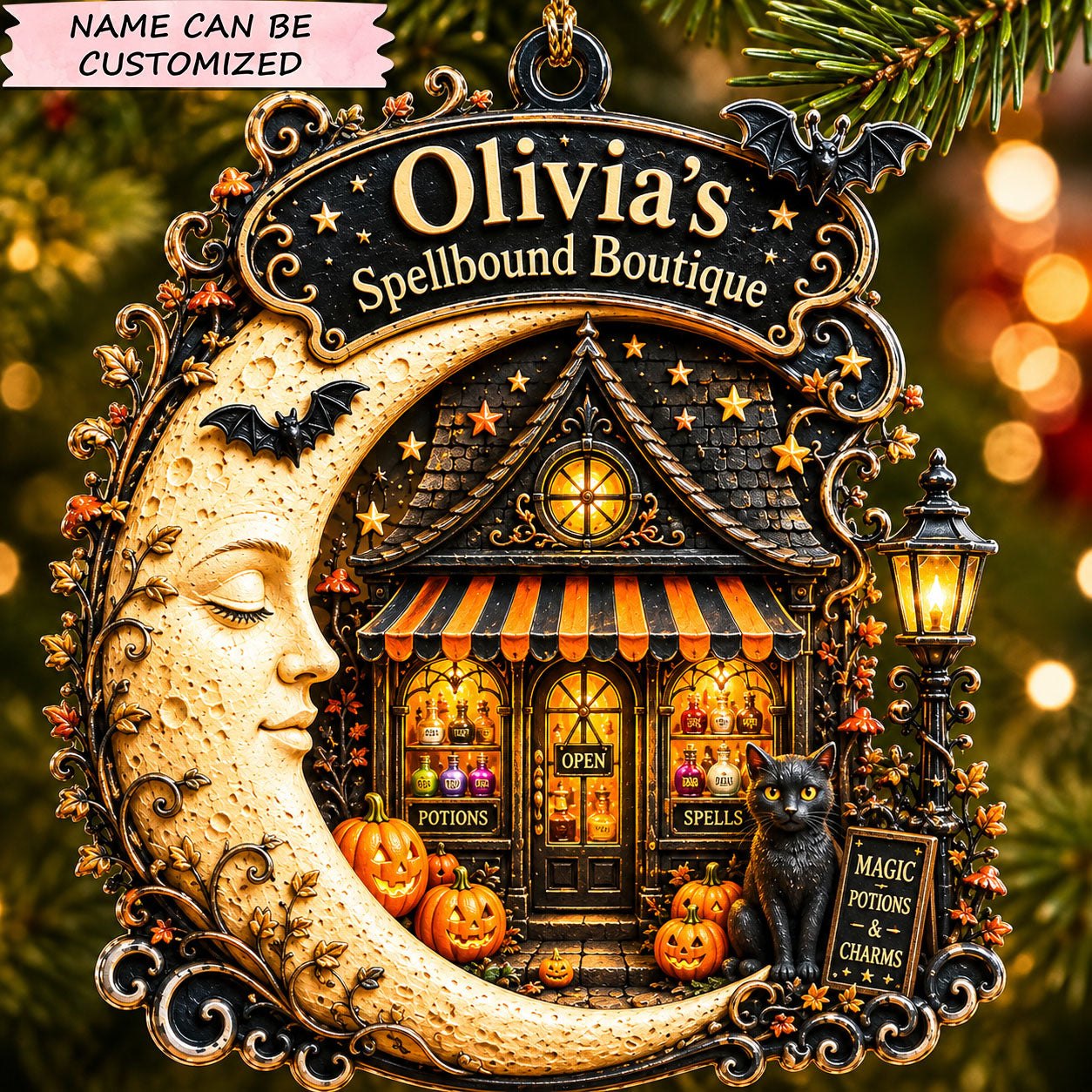 Spellbound Boutique Christmas Ornament
