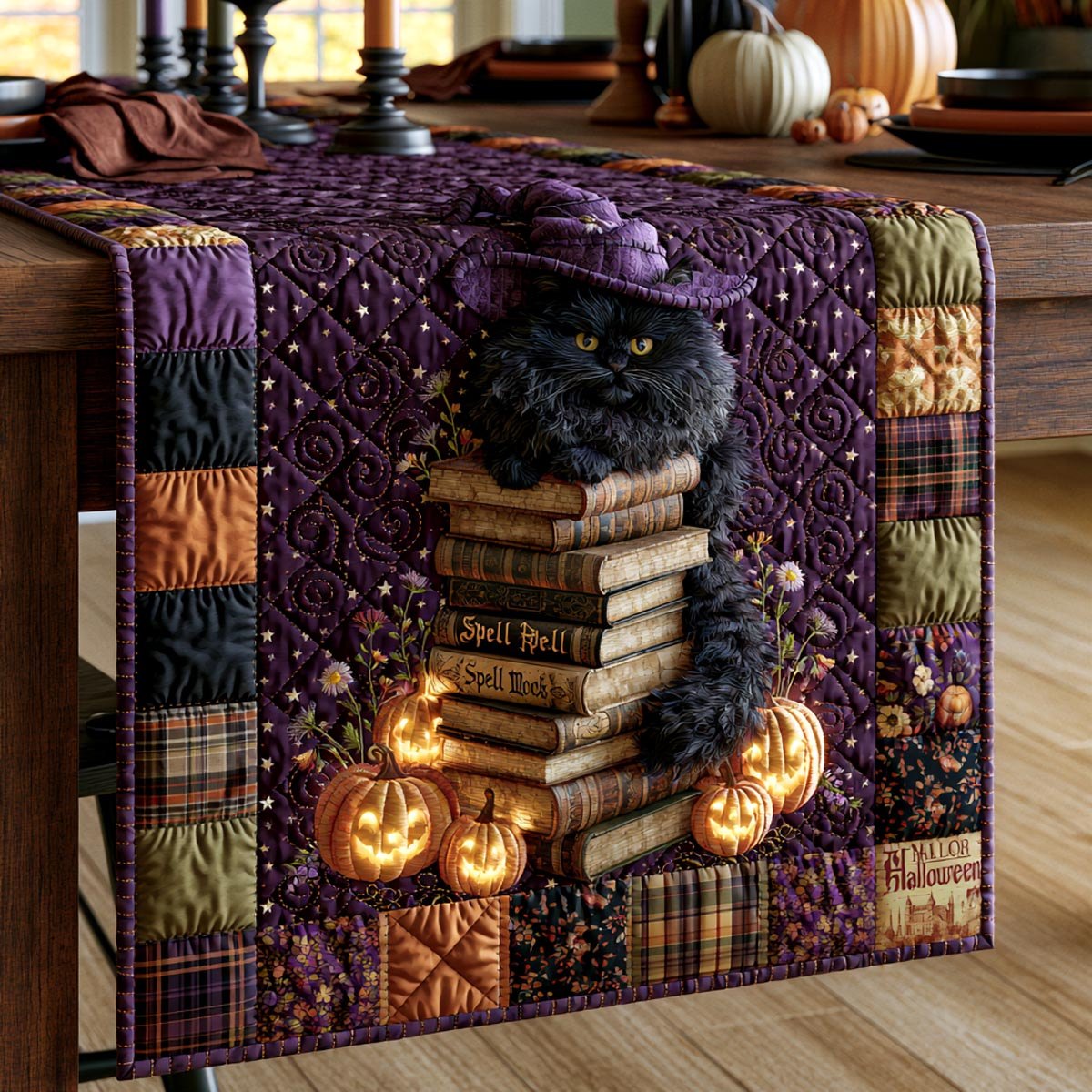 Spellbound Whiskers Table Runner