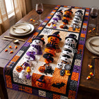 Spooky Friends on Purple Table Runner