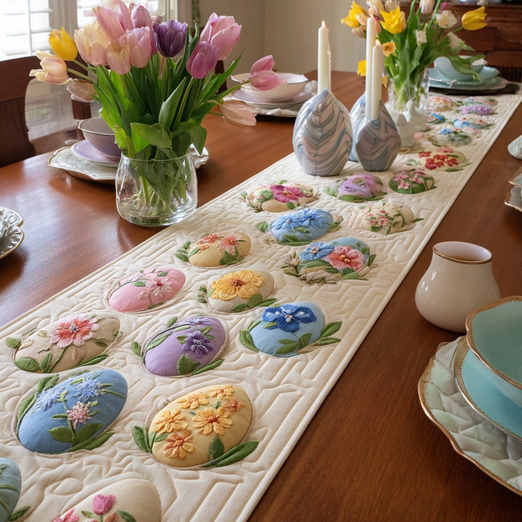 Spring Basket Table Runner