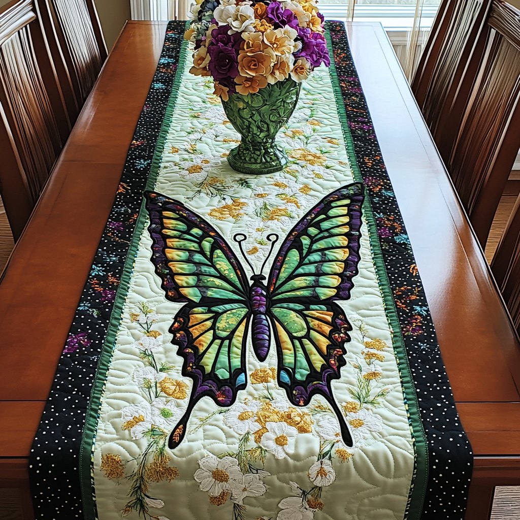 Spring Blossom Table Runner