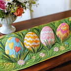 Spring Egg Garden Table Runner