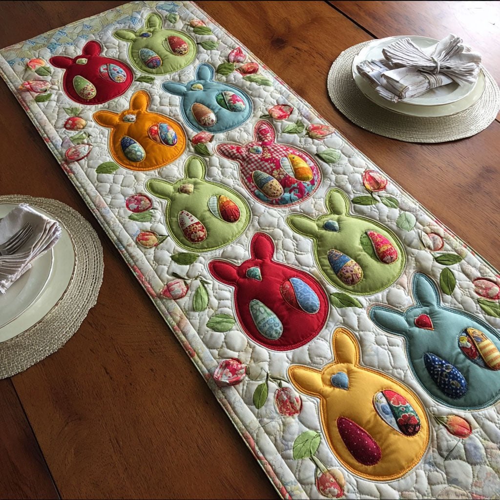 Spring Eggs Table Runner