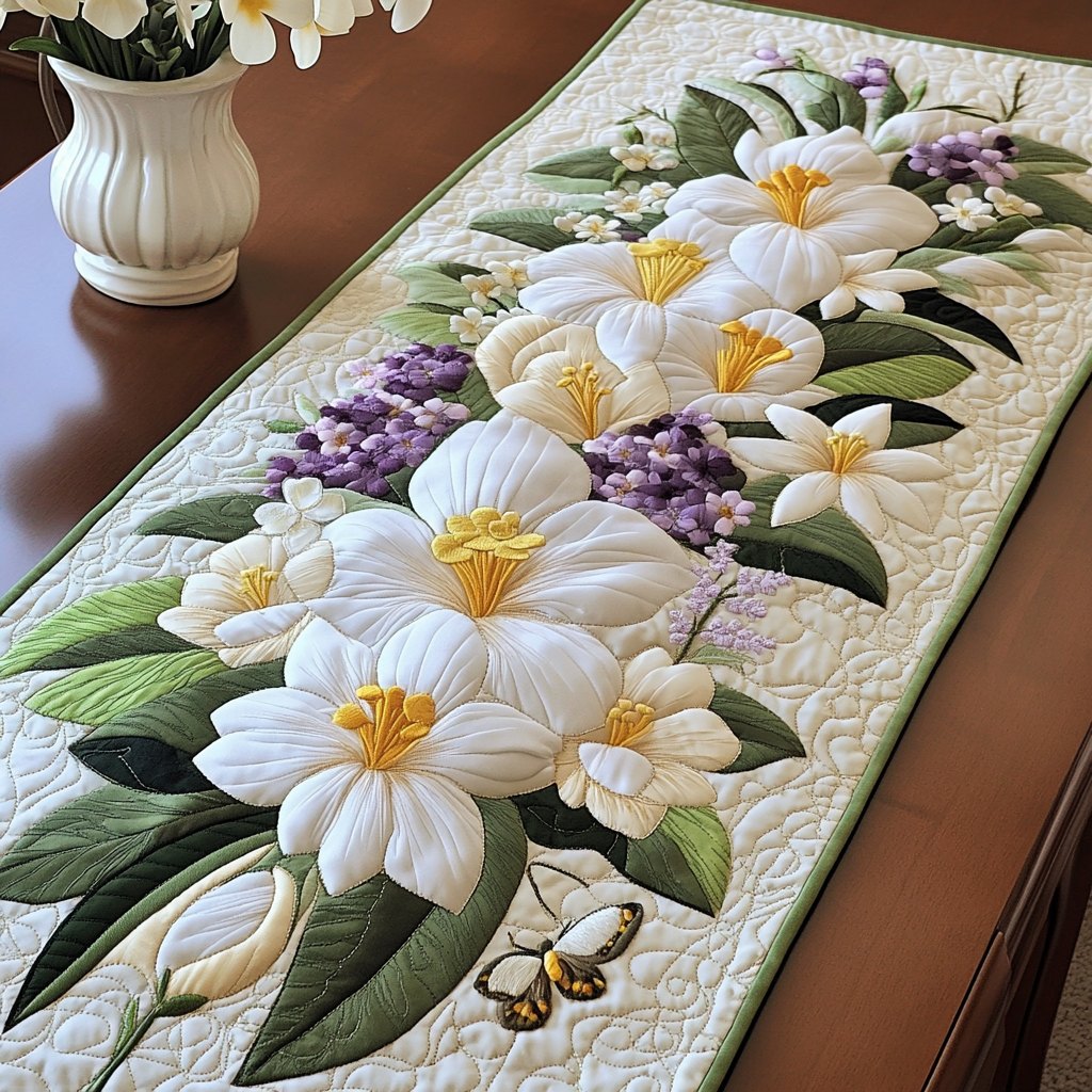 Spring Elegance Table Runner