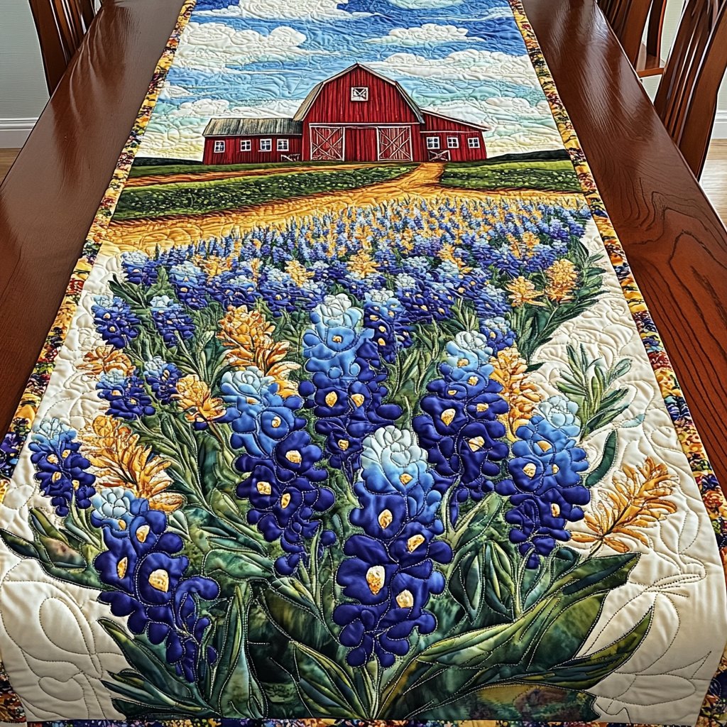 Spring Fields Table Runner