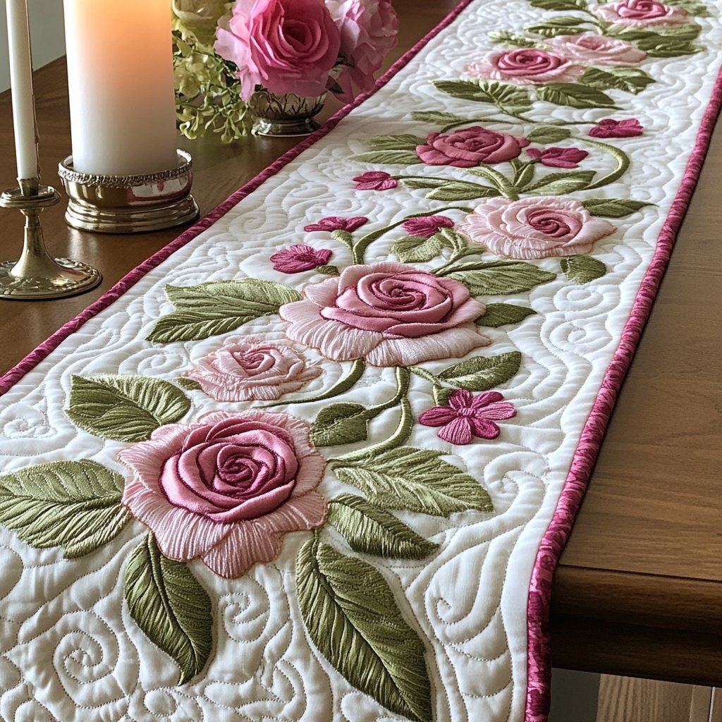 Spring Kiss Table Runner