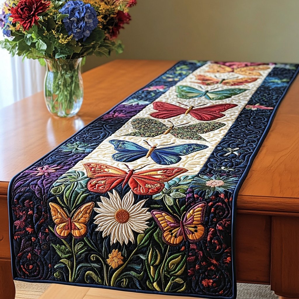 Spring Meadow Delight Table Runner