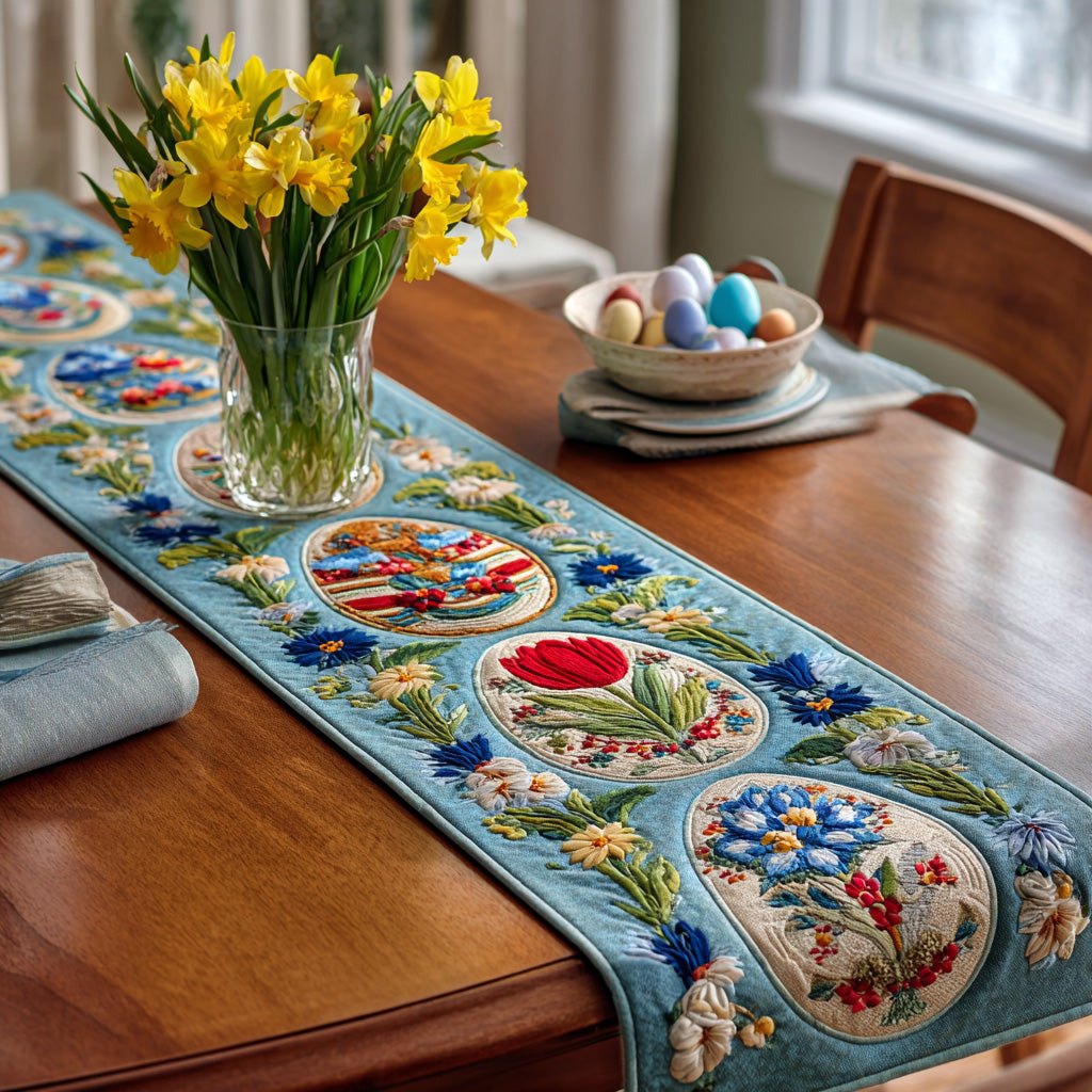 Spring Medallions Table Runner