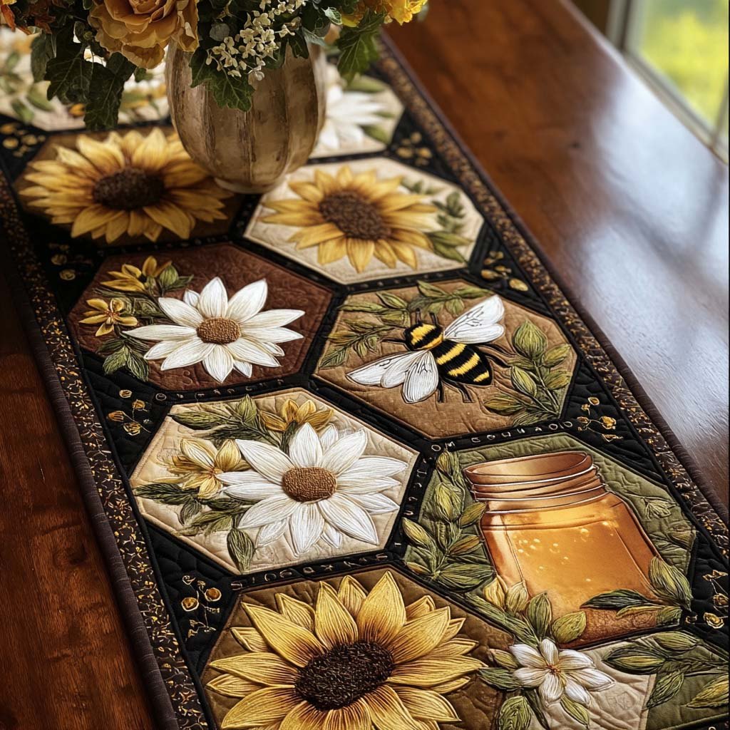 Spring Nectar Table Runner