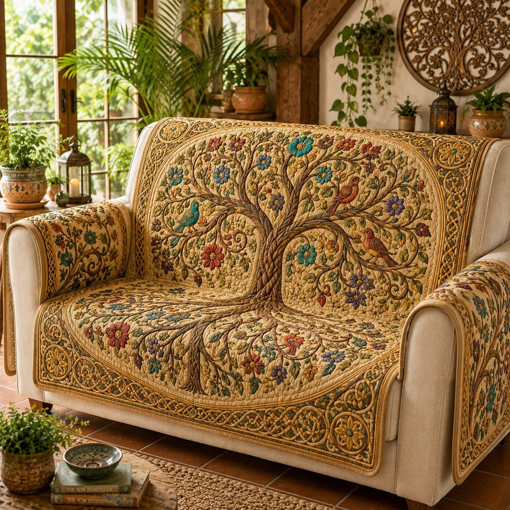 Springtide Aviary Flourish Sofa Cover