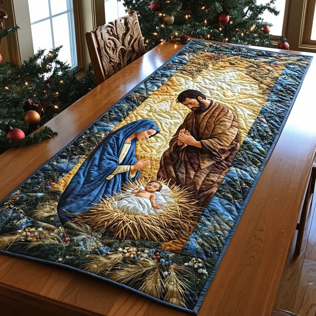 Stable Beneath Stars Table Runner