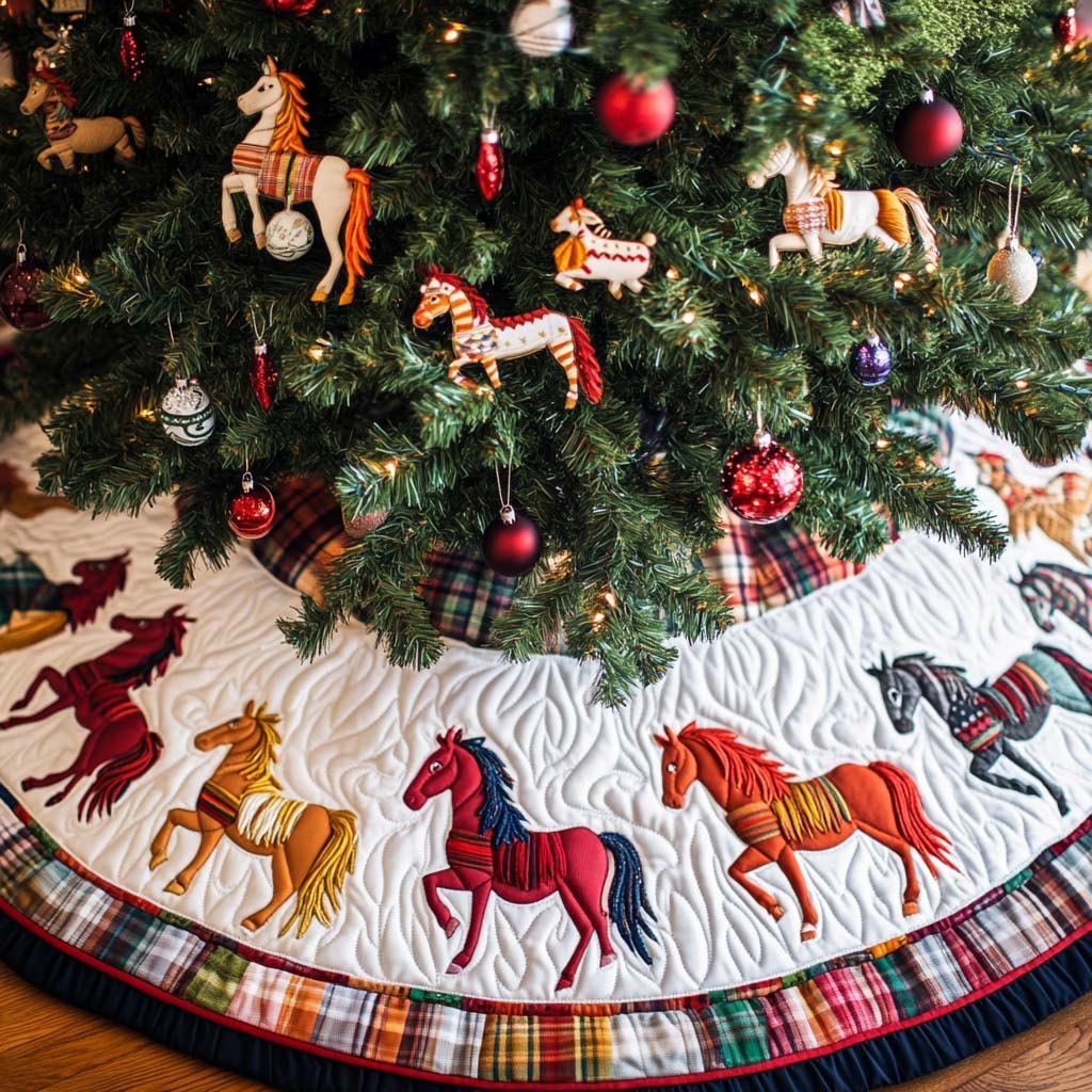 Stallion Dream Christmas Tree Skirt
