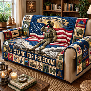 Stand for Freedom Sofa Cover - Made to Order