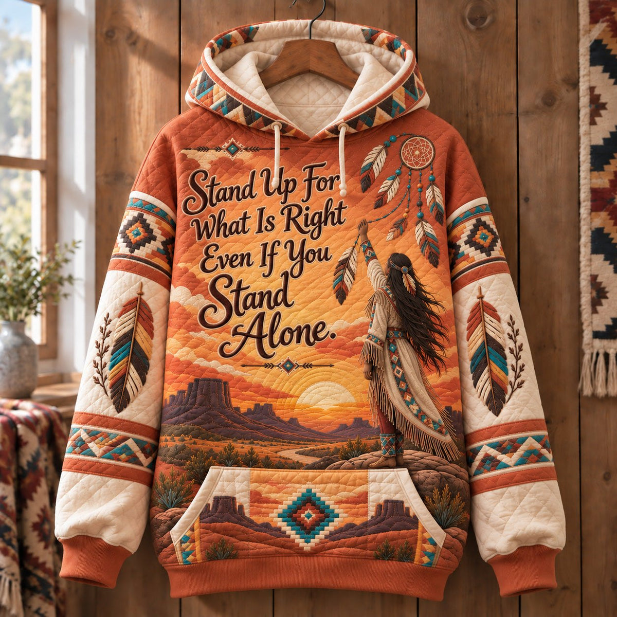 Stand Up for What Is Right hoodie, all-over print