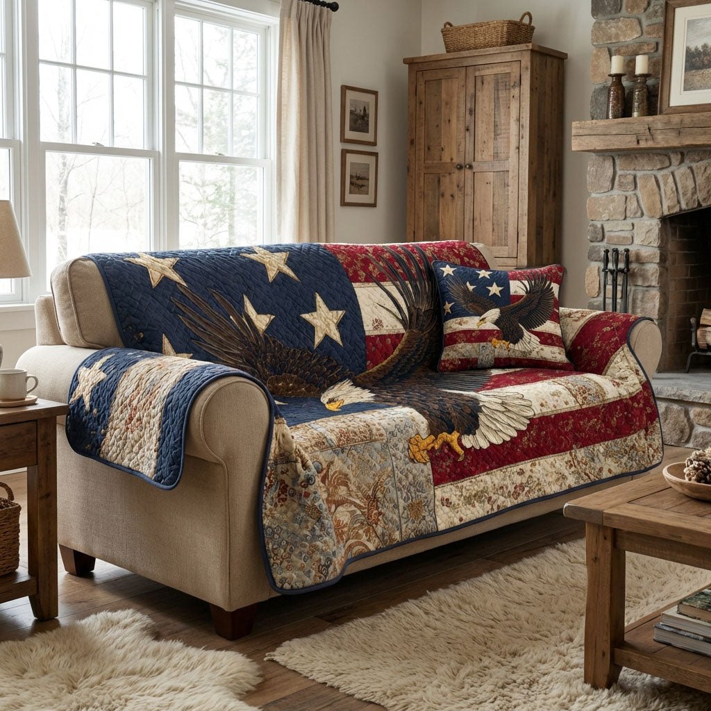 Star Banner Sofa Cover