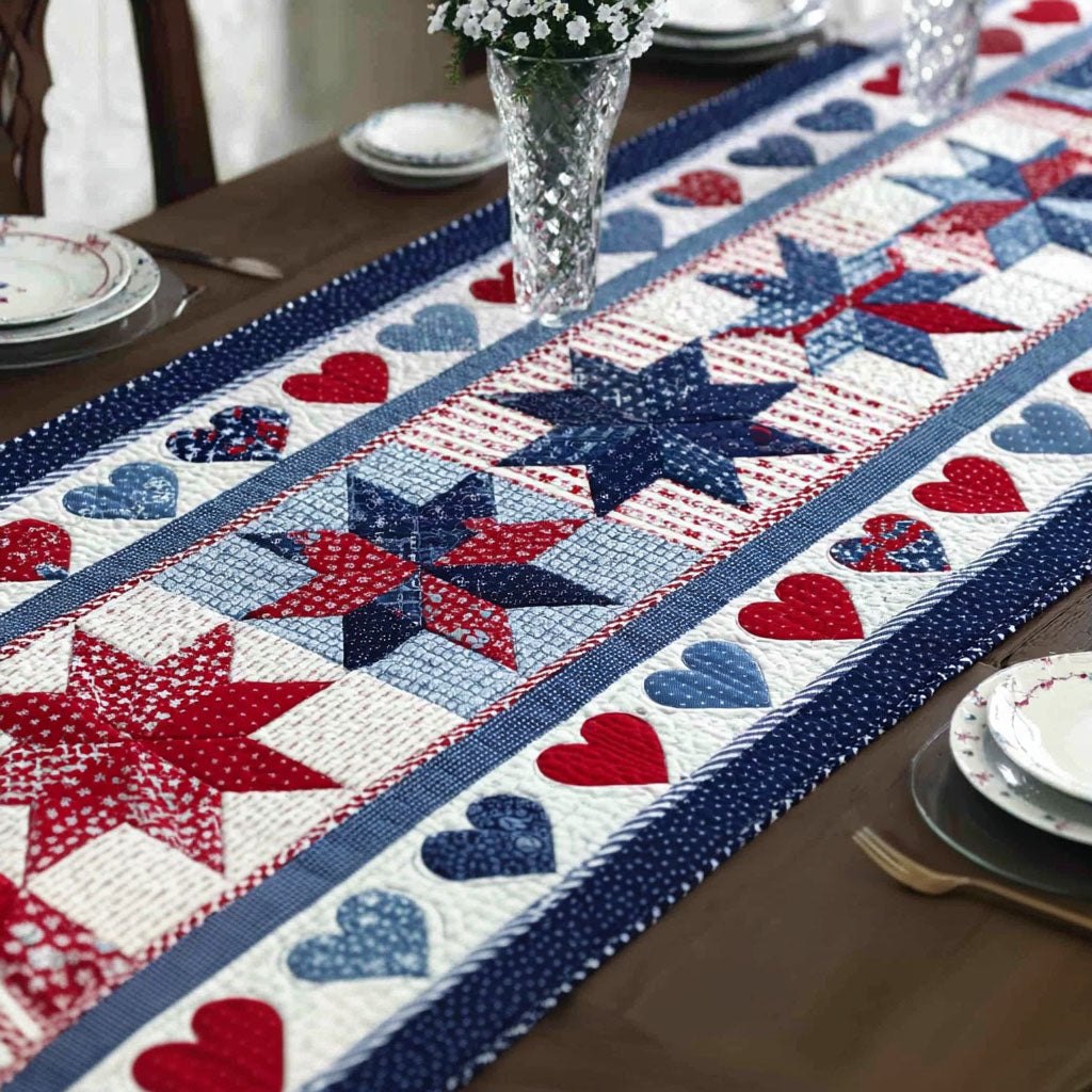 Star Patch Table Runner