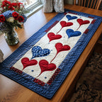 Star Spangled Heart Table Runner