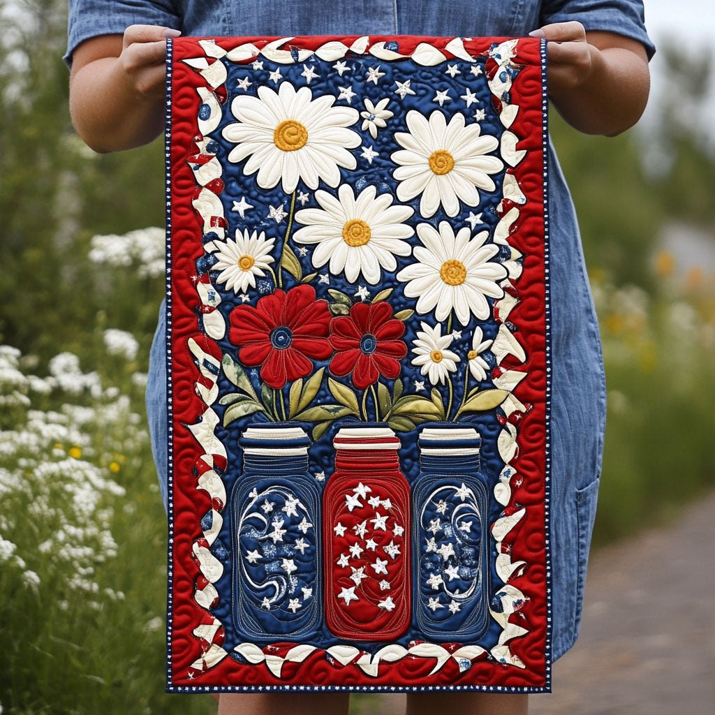 Star Spangled Petals Table Runner