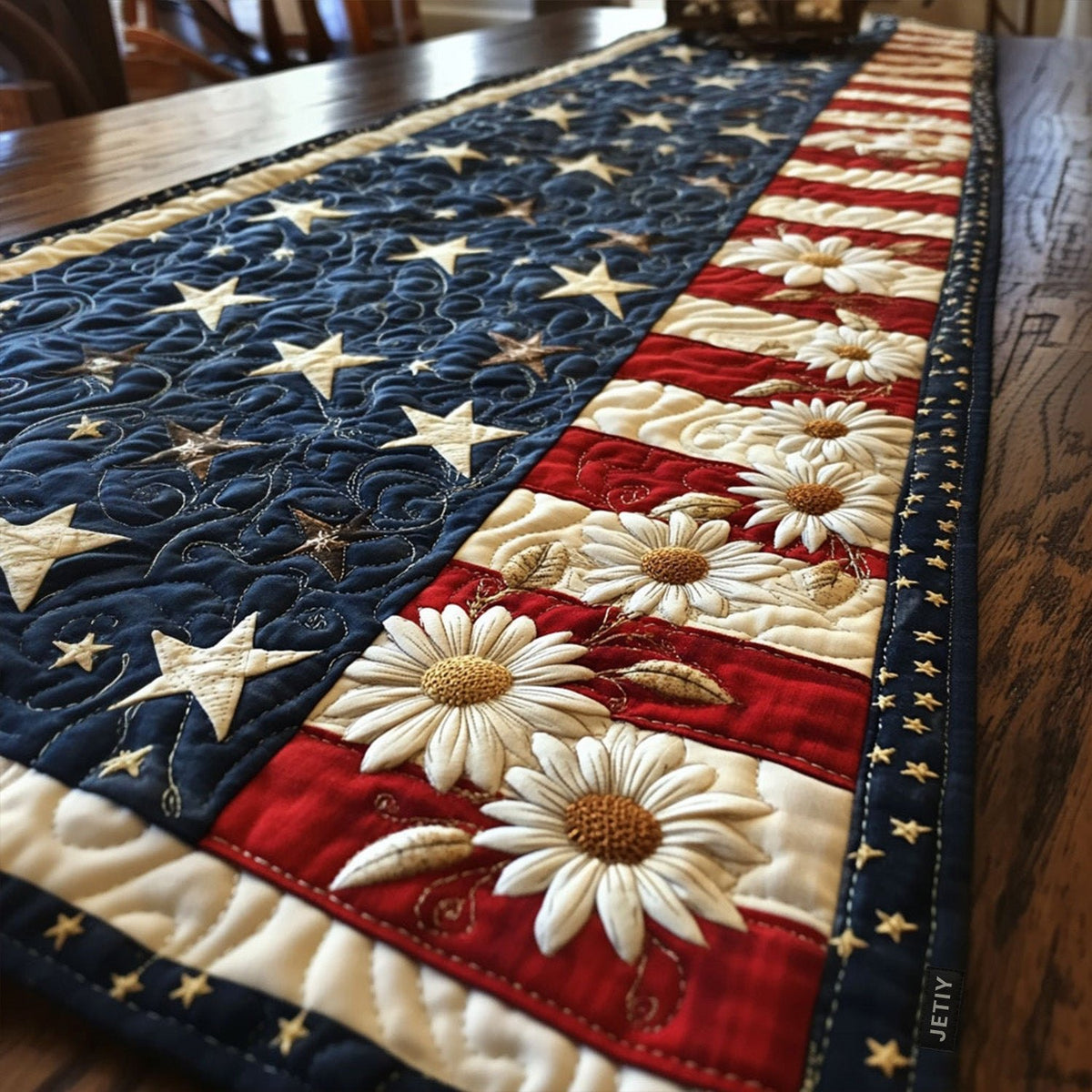 Star Spangled Beauty Table Runner
