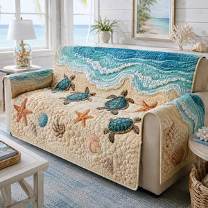 Starfish Sand Voyagers Sofa Cover - Made to Order