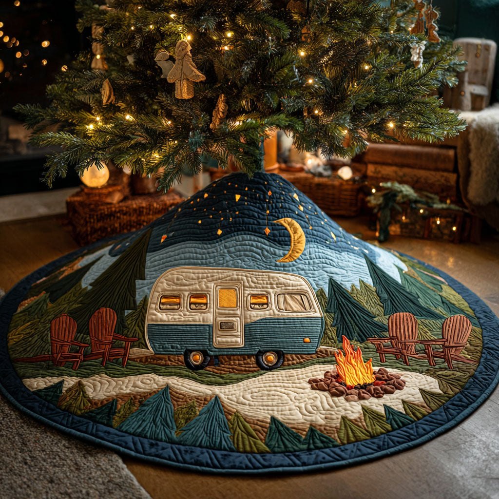 Starlight Camper Christmas Tree Skirt
