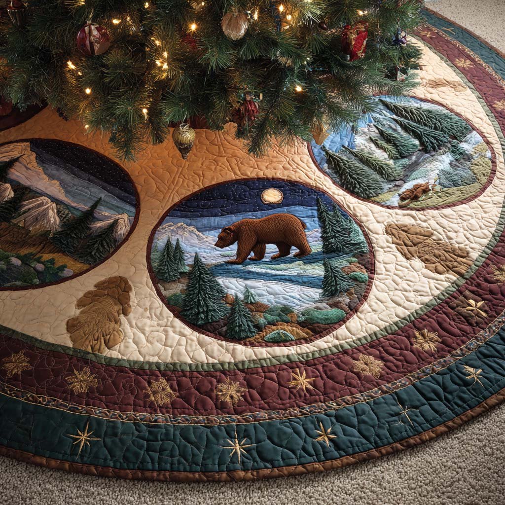 Starlight Journey Christmas Tree Skirt
