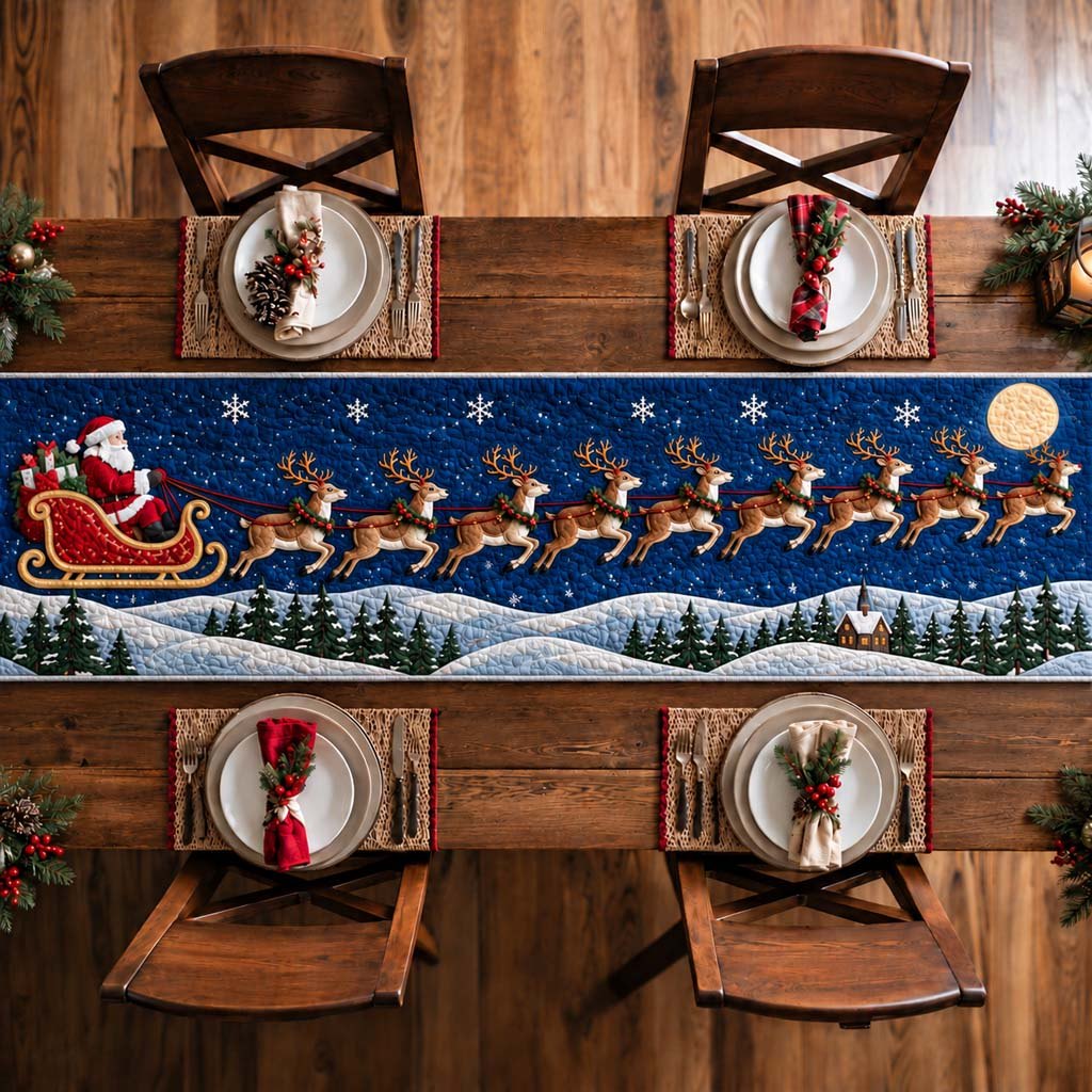 Starlight Sleigh Table Runner