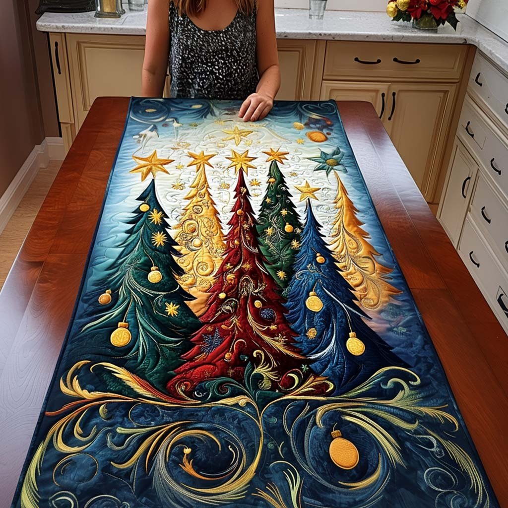 Starlit Fir Dreams Table Runner