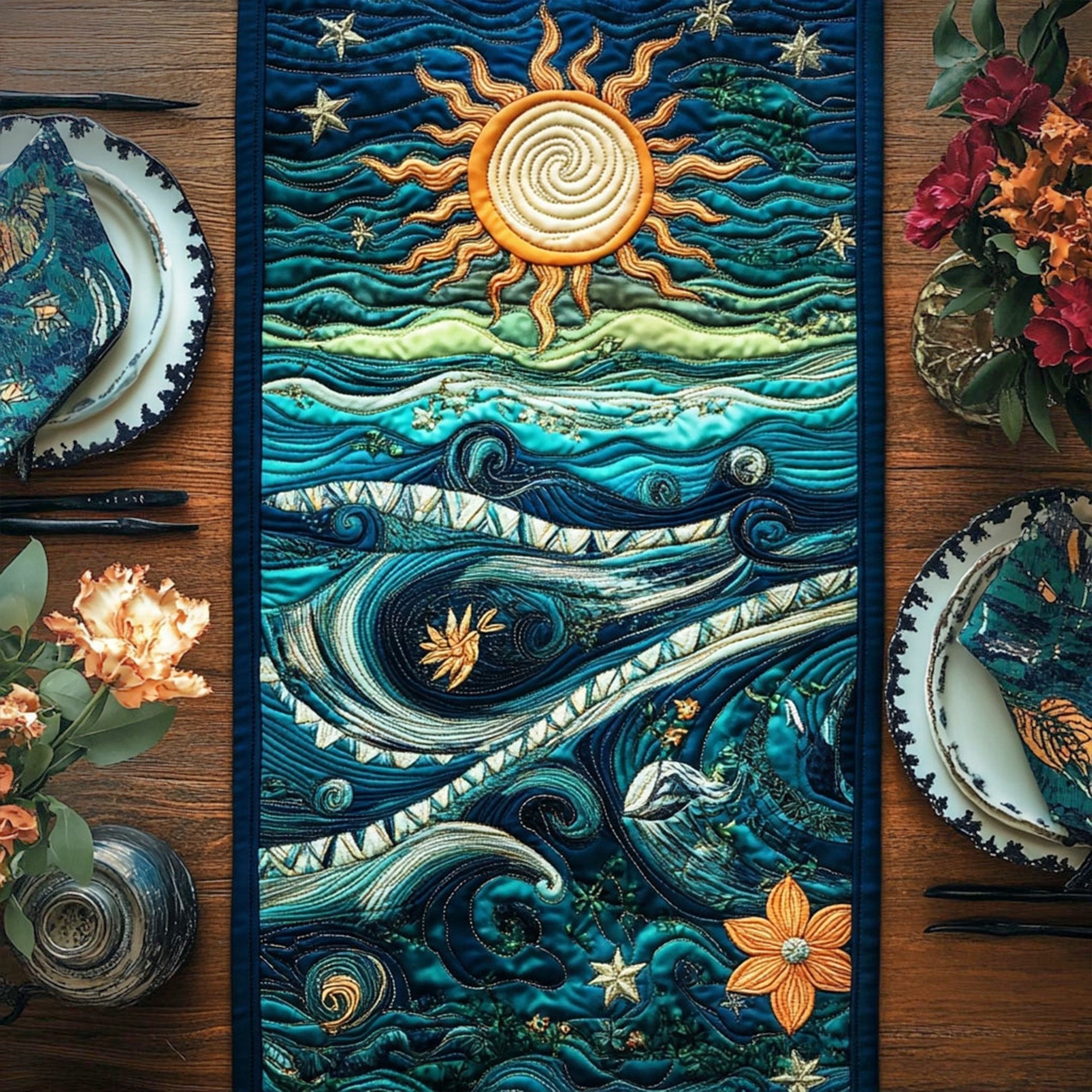 Starlit Horizon Table Runner