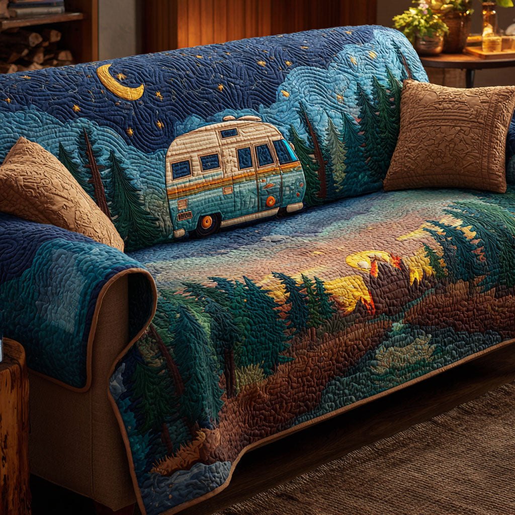 Starry Campfire Sofa Cover