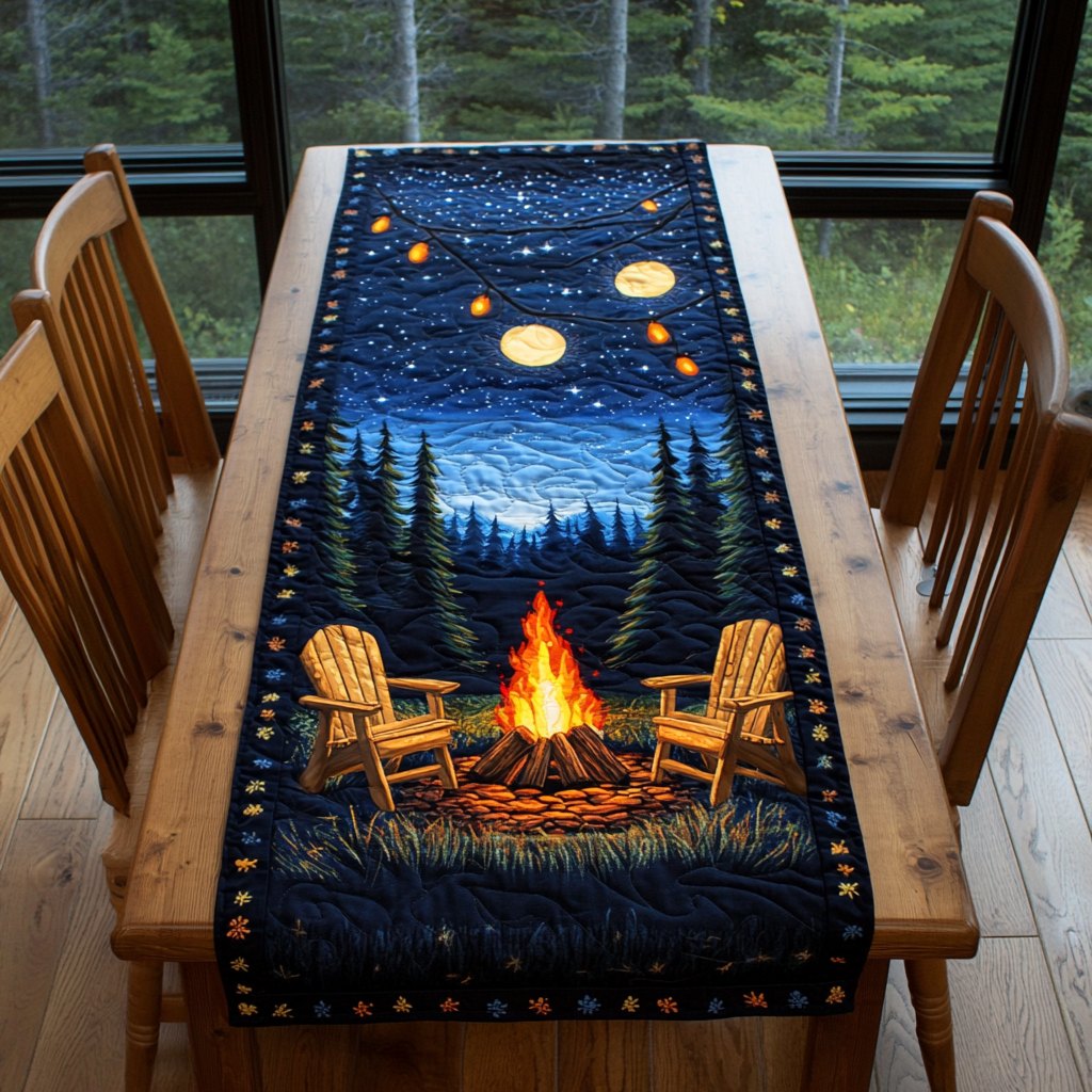 Starry Campsite Table Runner