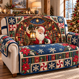 Starry Library Santa Sofa Cover - Made to Order