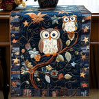 Starry Night Owls Table Runner