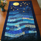 Starry Waves Table Runner