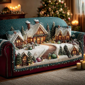 Starry Winter Haven Sofa Cover - Made to Order