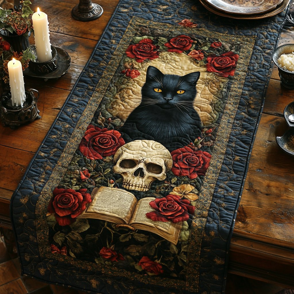 Starry Whiskers Table Runner
