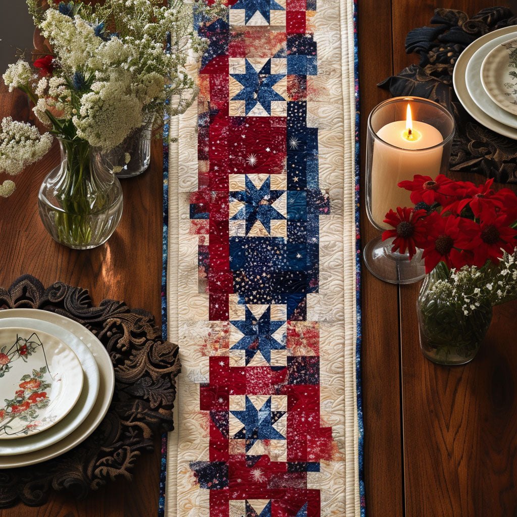 Stars Alight Table Runner