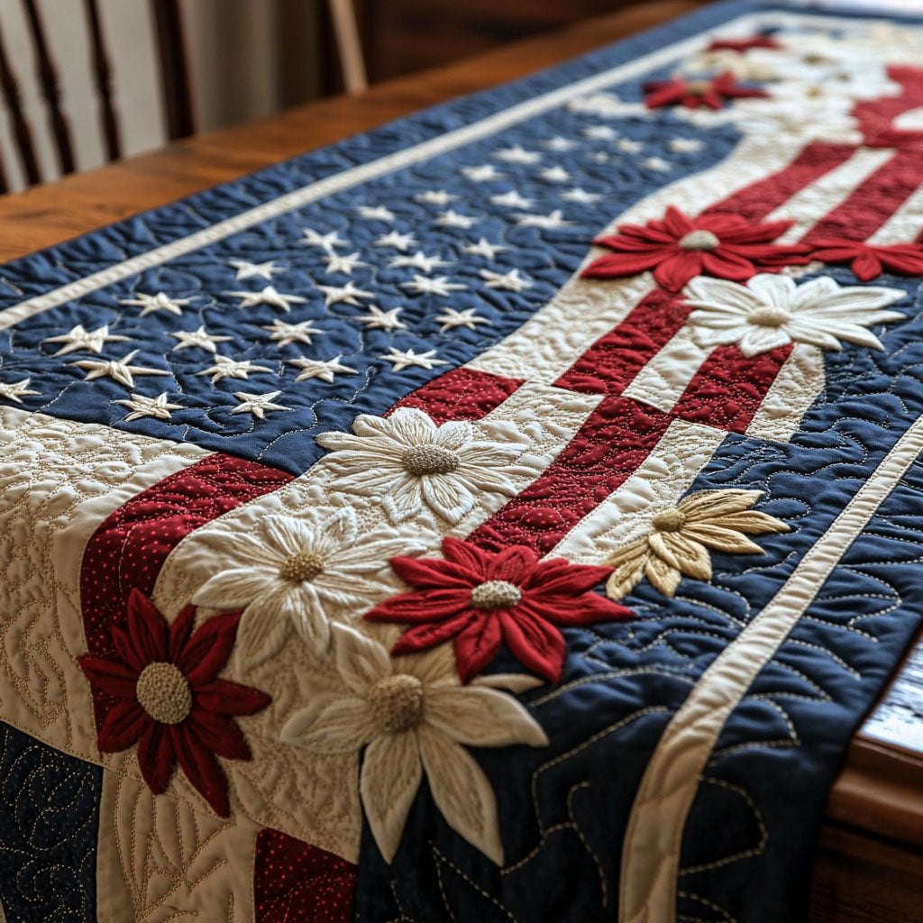 Stars Over America Table Runner