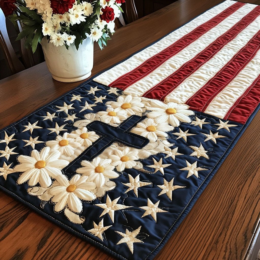 Stars Stripes Grace Table Runner