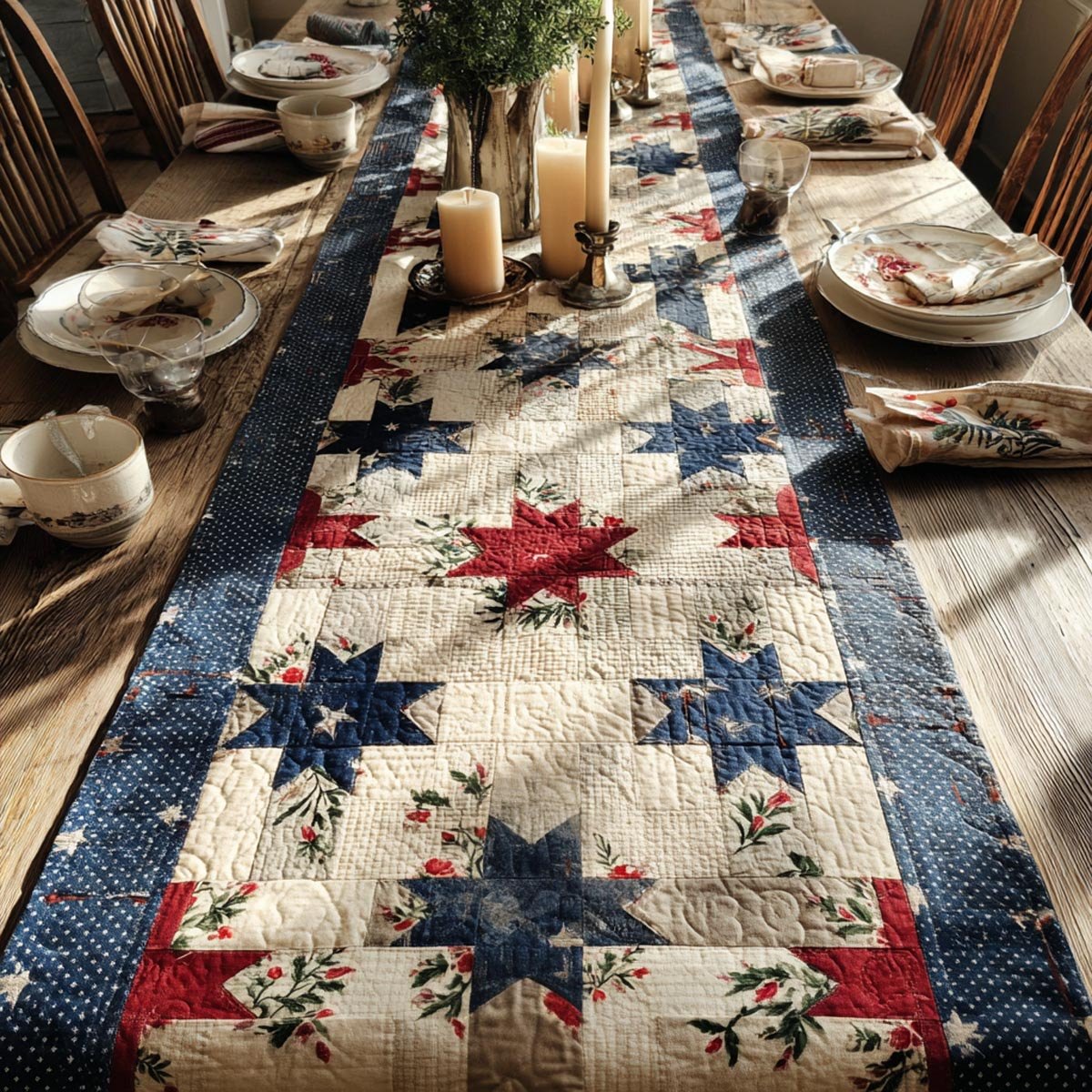Stars Tribute Table Runner