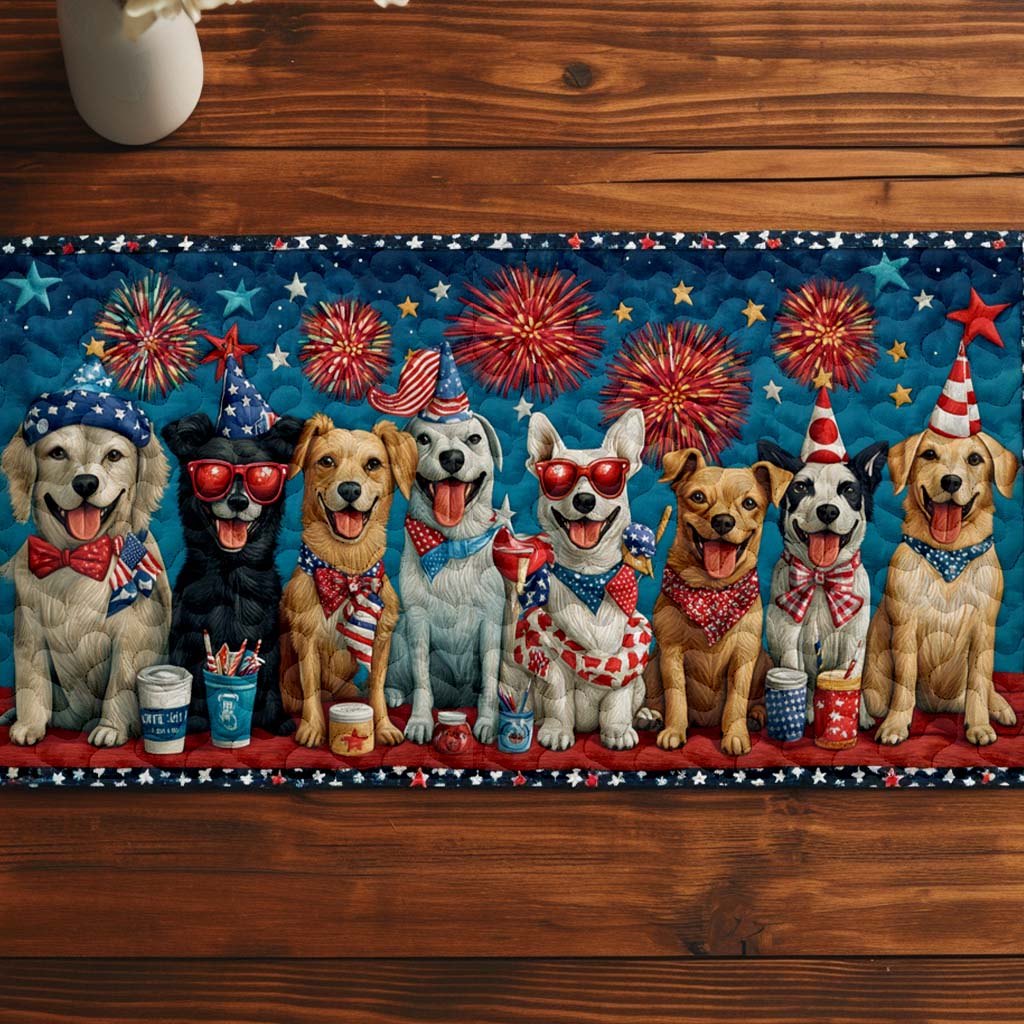 Stars and Paws Table Runner
