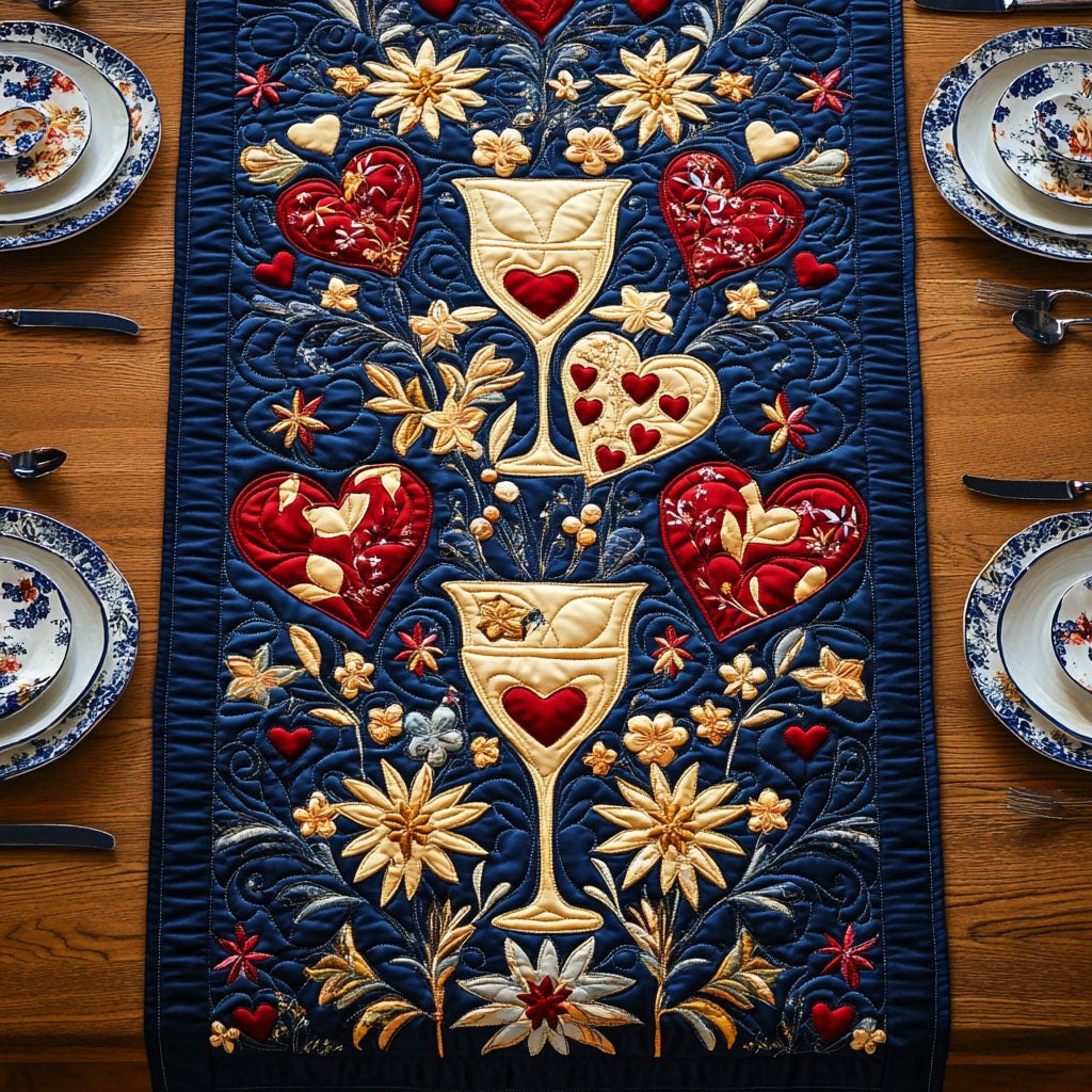 Stars and Romance Table Runner