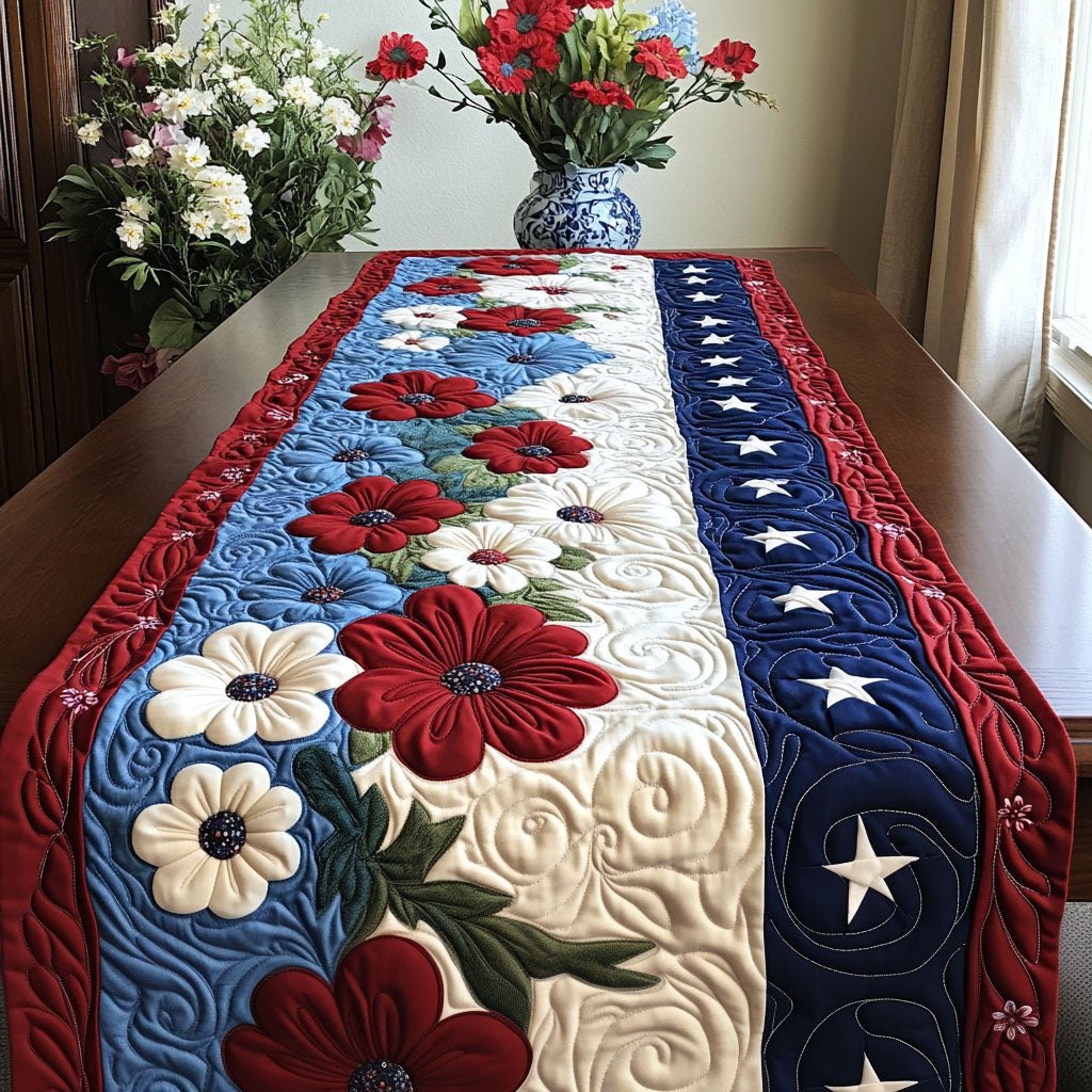 Stars and Stripes Forever Table Runner