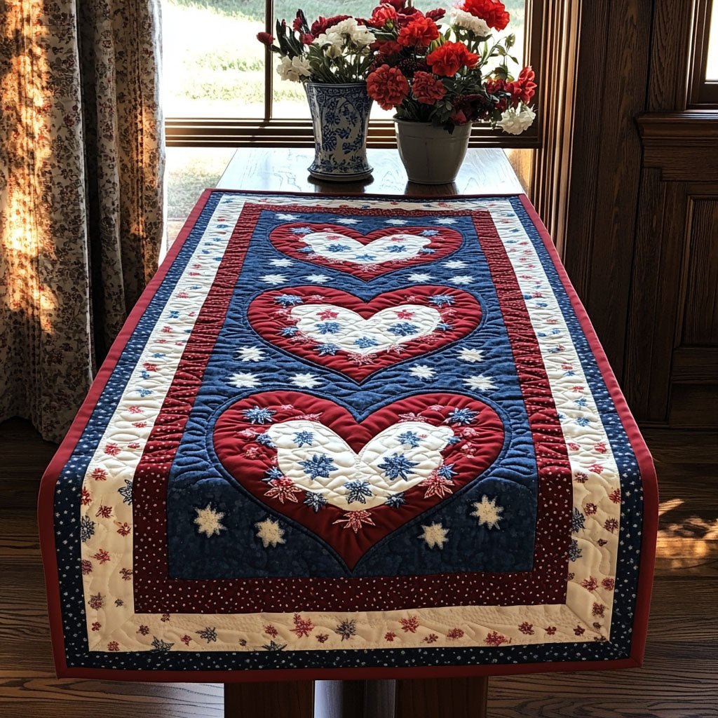 Stars in Our Hearts Table Runner