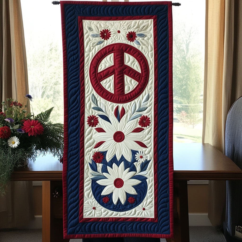 Stitched for Freedom Table Runner