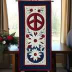 Stitched for Freedom Table Runner