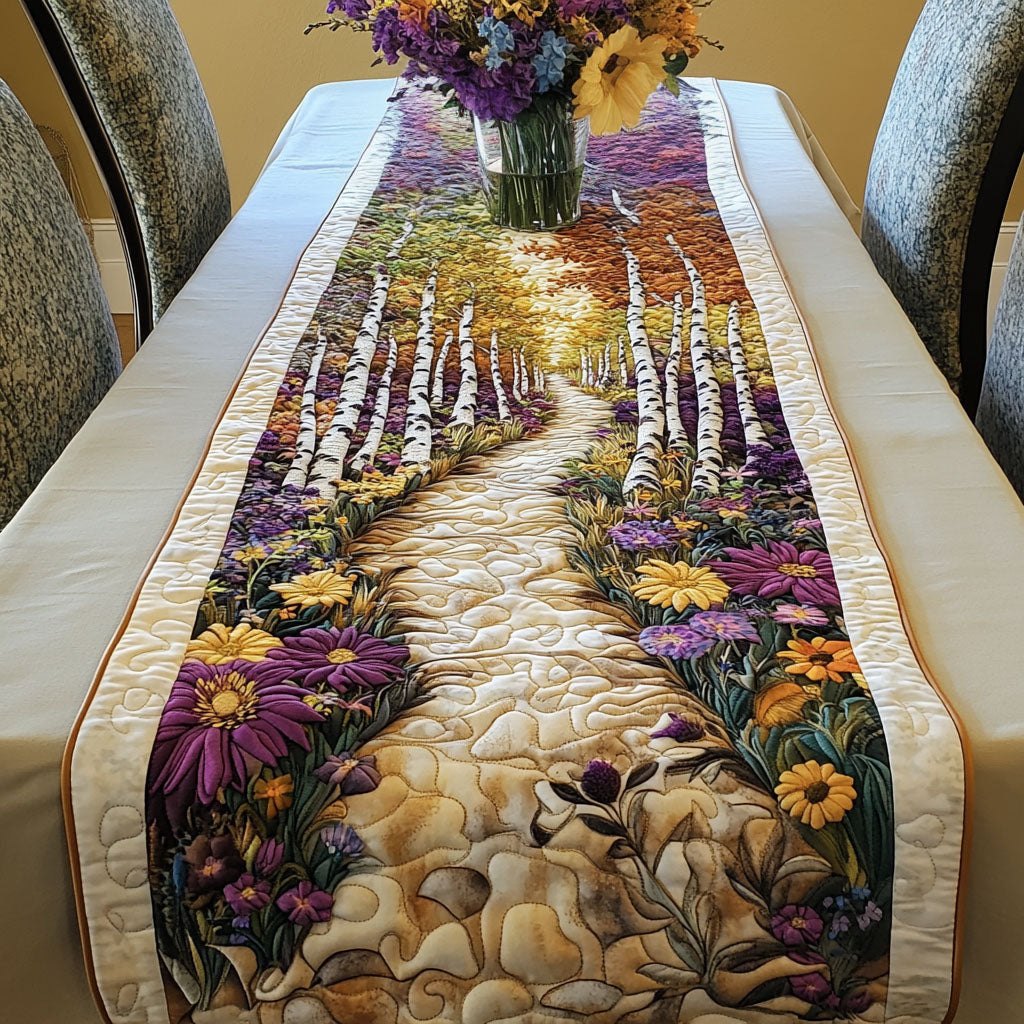 Stone Petal Lane Table Runner